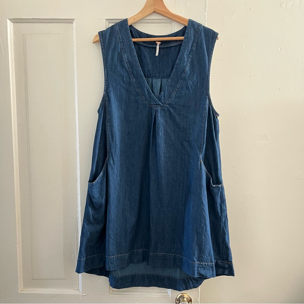 Free People Denim Jumper